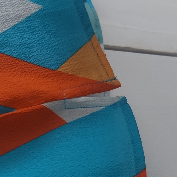 JM Studio by John Meyer Geometric Lattice Print Blouse Size Medium NWT - Picture 8 of 15